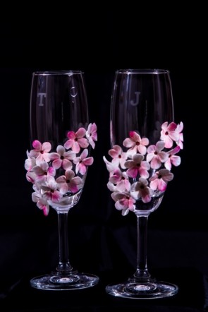 Decorated Wine Glass 03